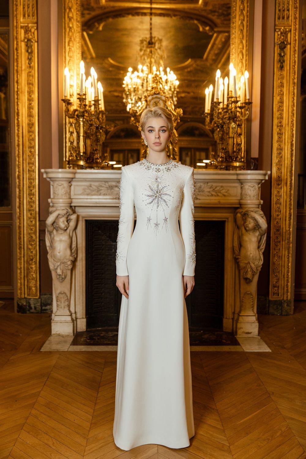 Big Sun Long Sleeves A-line Dress