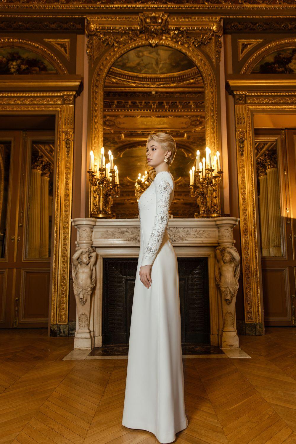 Big Sun Long Sleeves A-line Dress