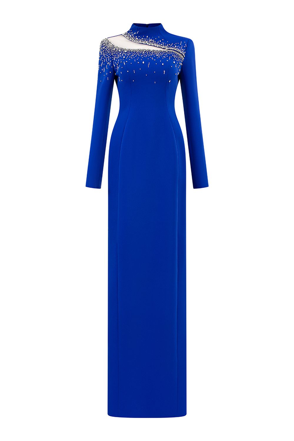 See-Through Cut-Out Straight Dress