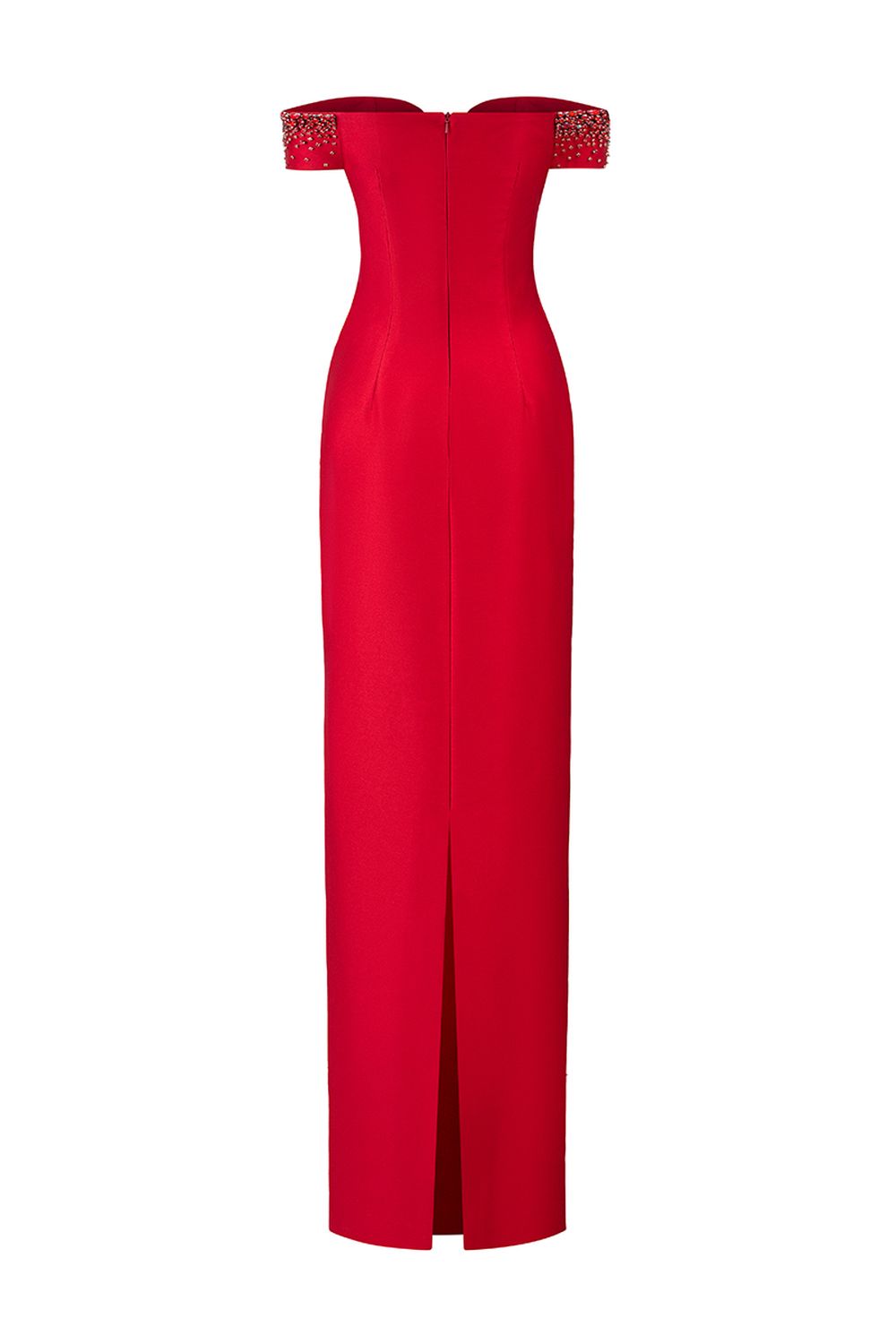 Curved Chest Off-Shoulder Dress