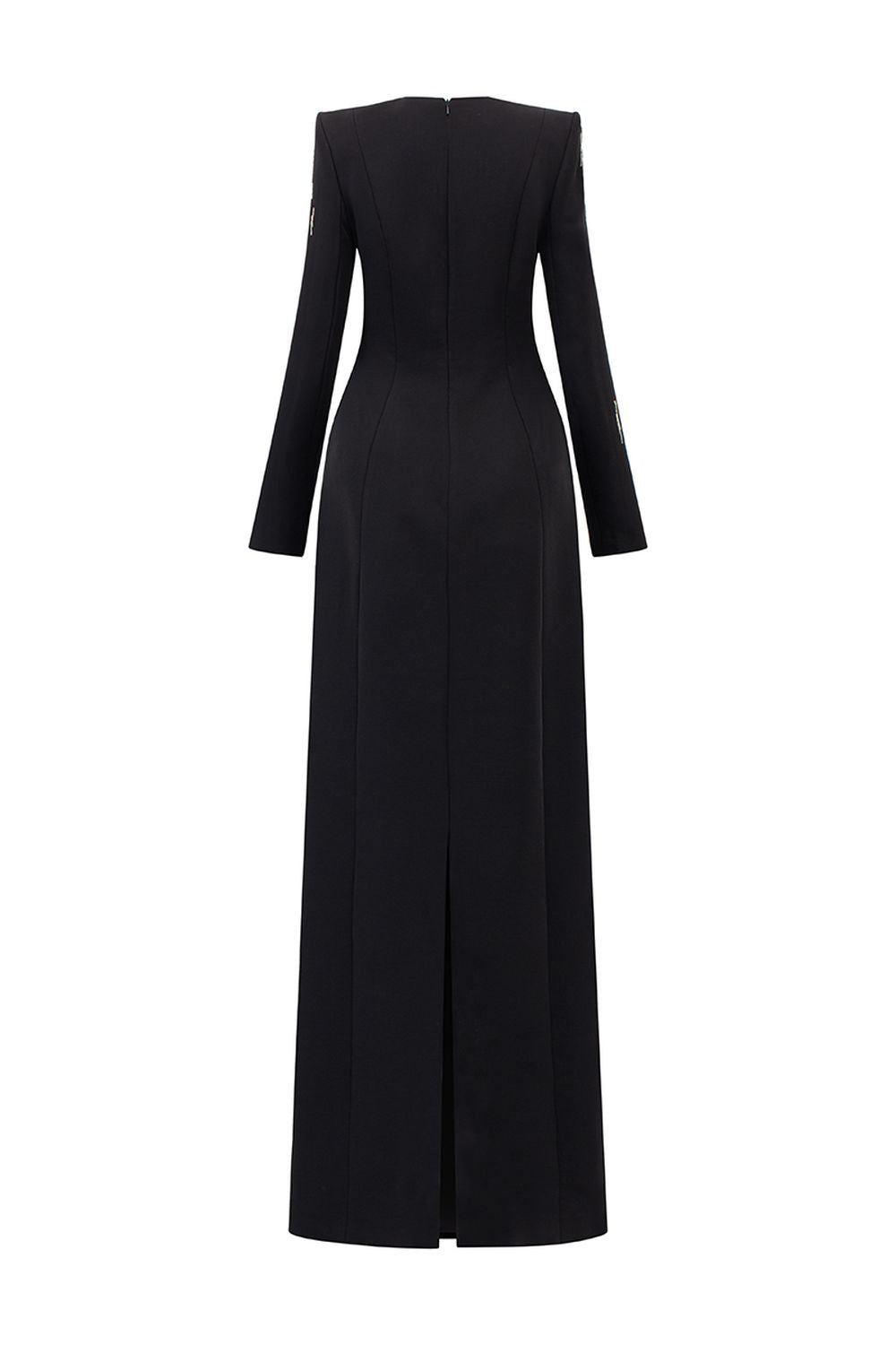 Rainfall Bead Embellished Long Sleeves Dress