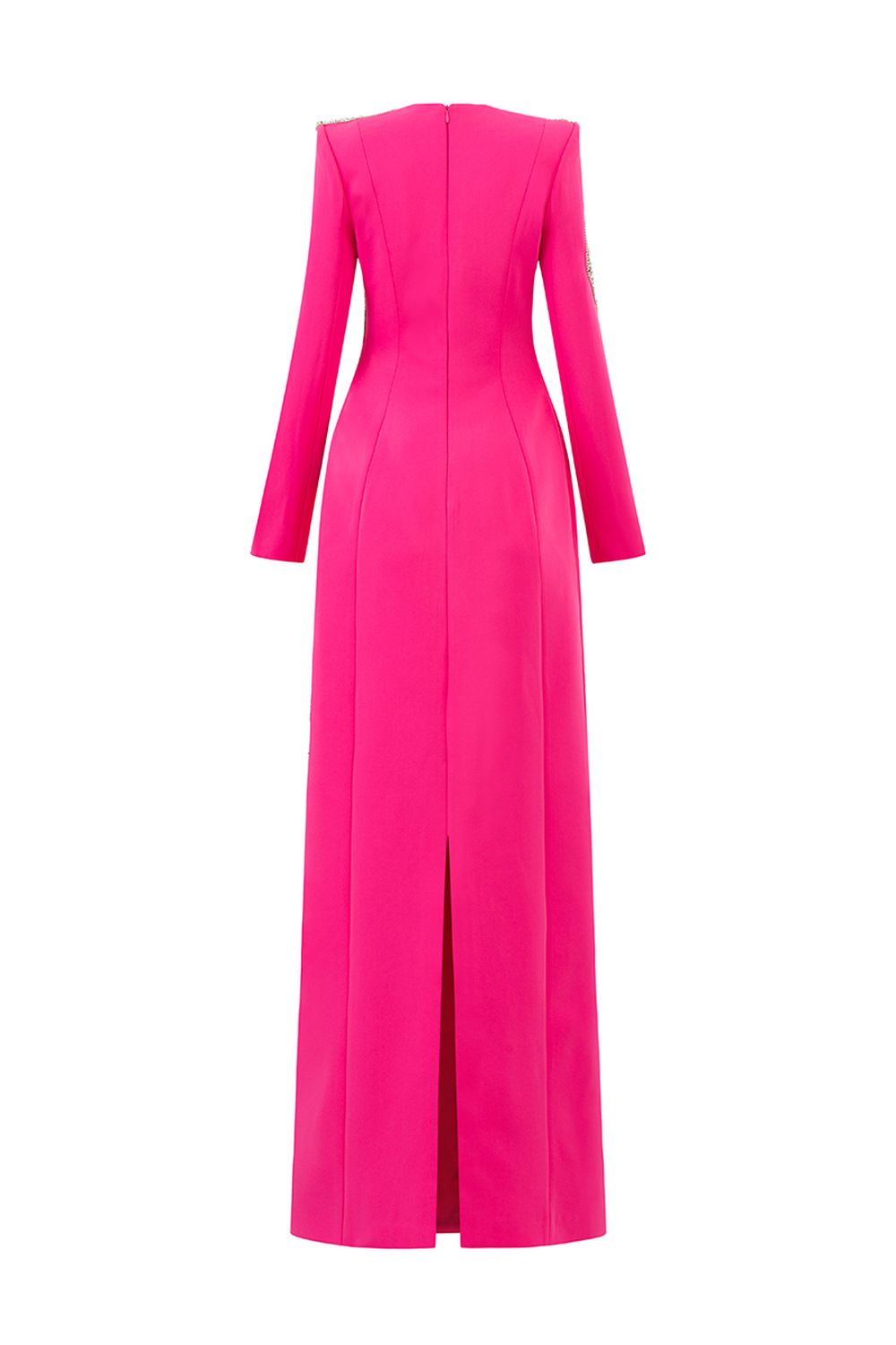 Double Floral Crystal Embellished Dress