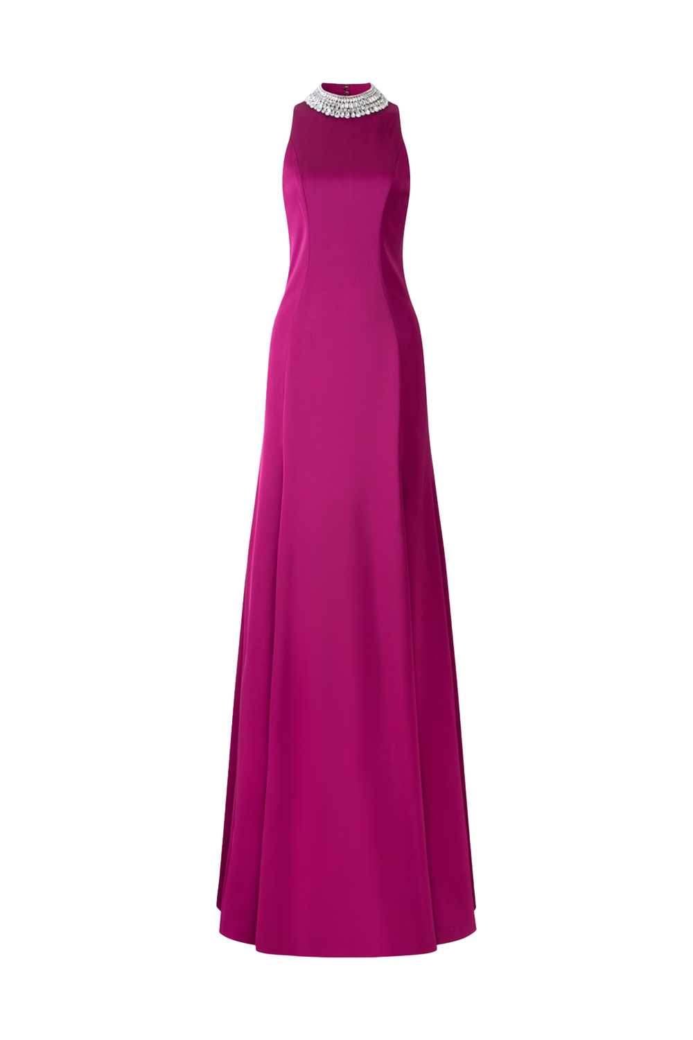 Sleeveless A-line Flared Dress - TRACY COUTURE