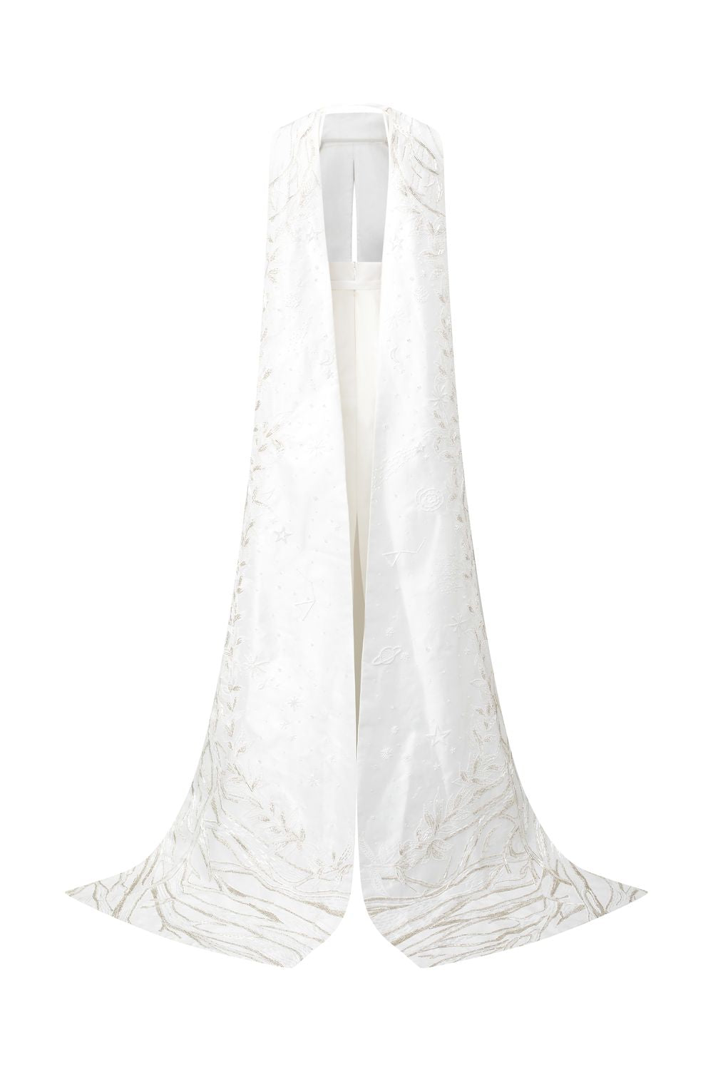 Long Back Flap Chest Cut-Out Dress