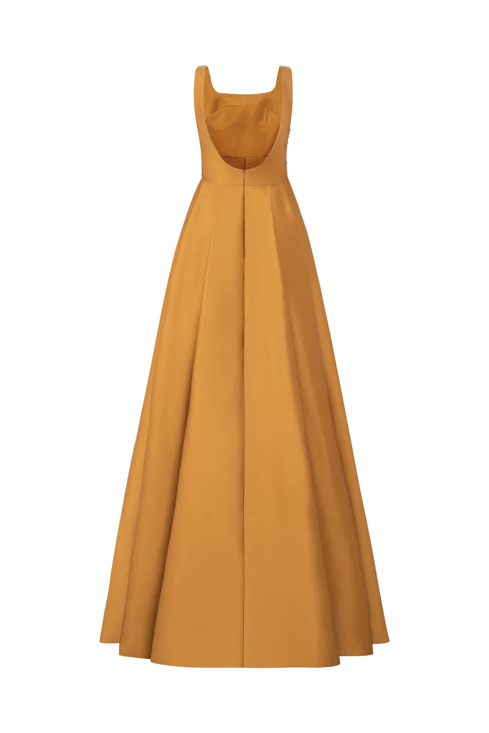 Strappy Square Neck Flared A-line Dress