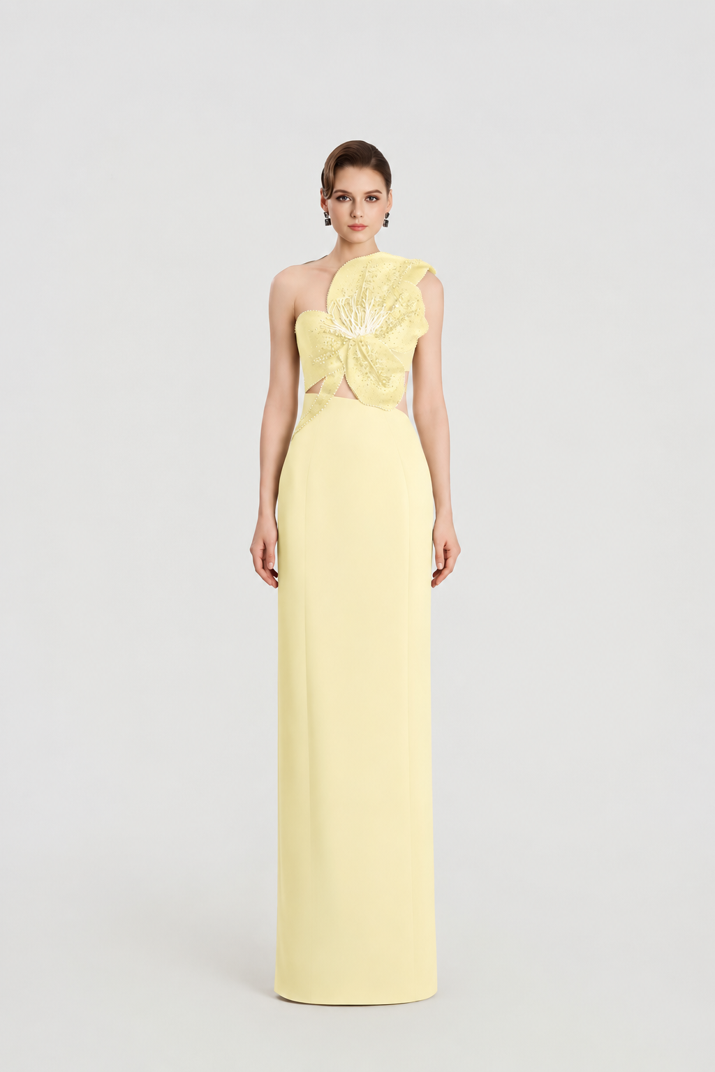 Big Floral Sleeveless Straight Dress - TRACY COUTURE