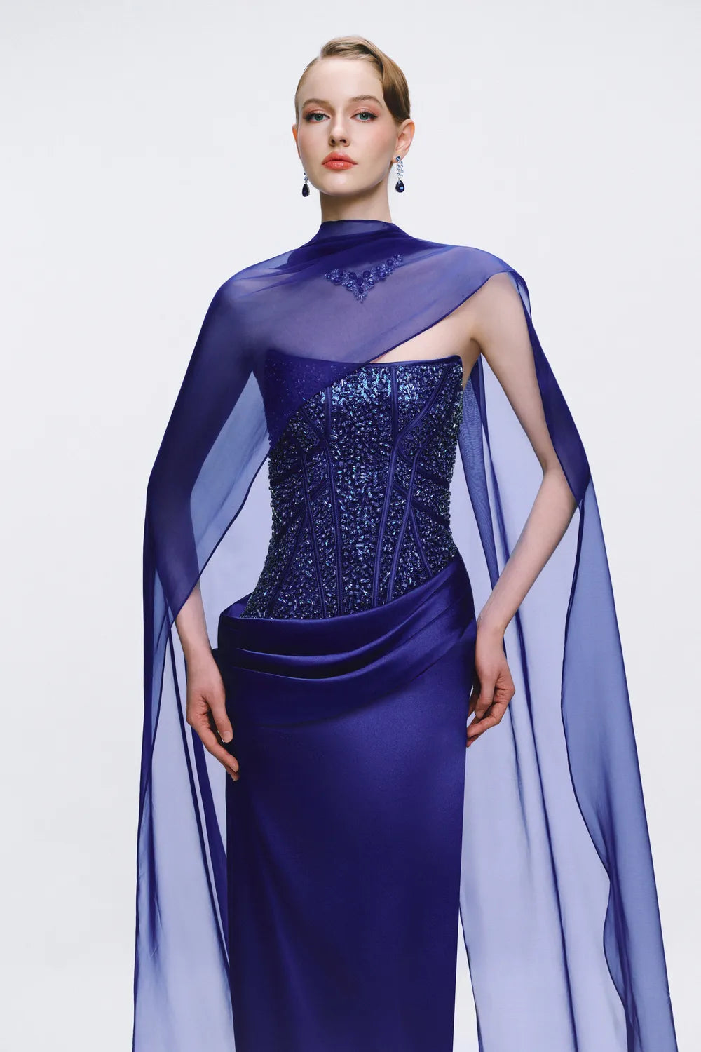 Sparkling Corset Top Strapless Dress