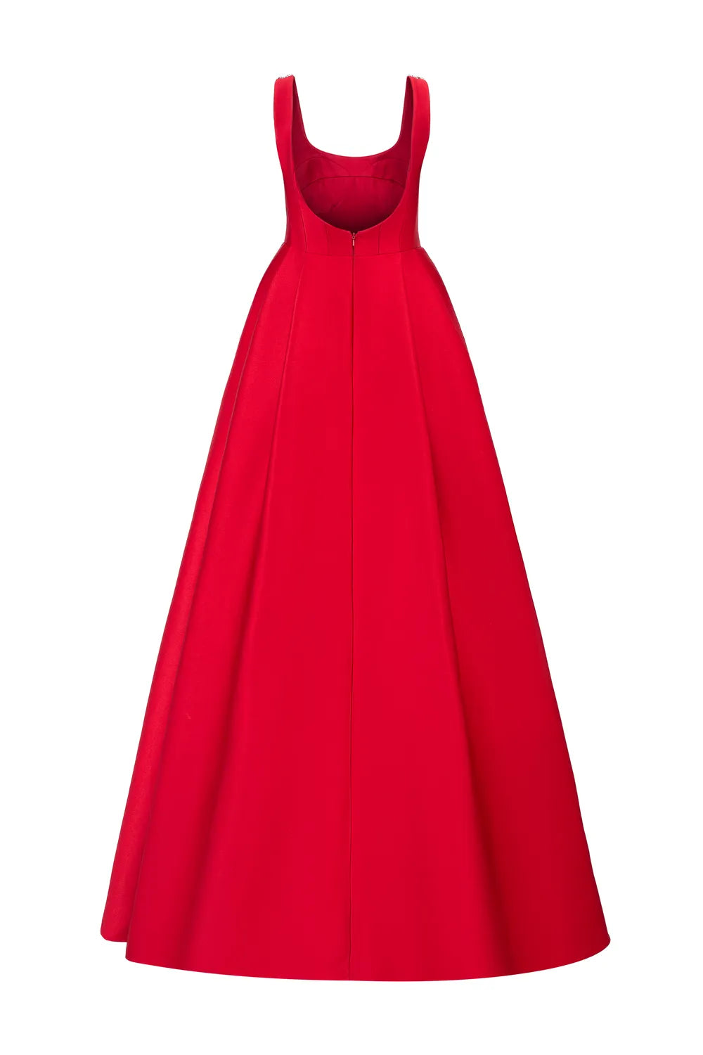 Strappy Square Neck Flared A-line Dress