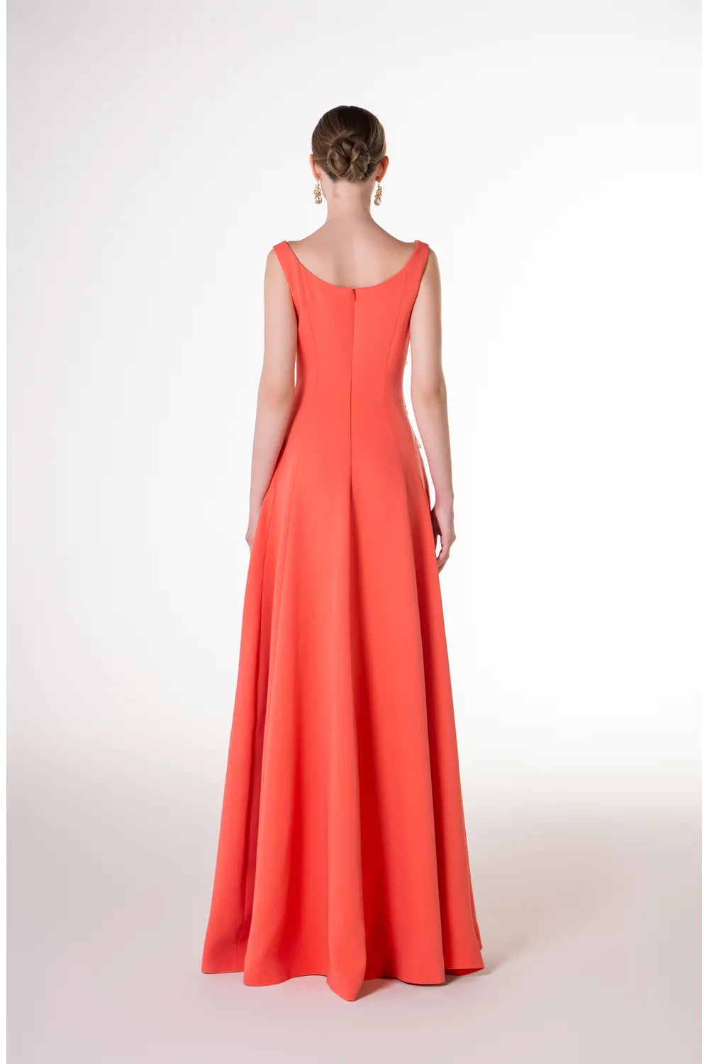 Shoulder Crystal Embellished Cape And Strappy Dress Set