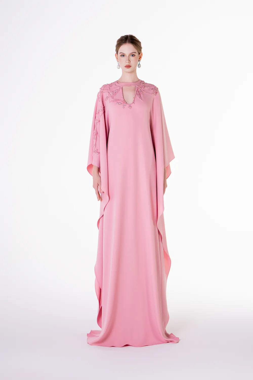 Open Chest Sided Wavy Dress