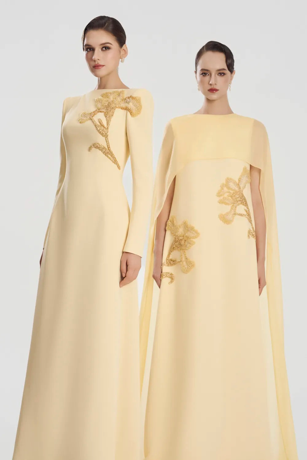 Boat Neck A-Line Dress - TRACY COUTURE