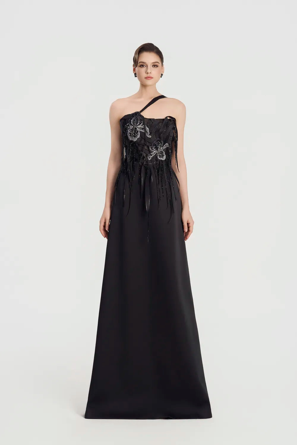 Asymmetric Single Strap A-Line Dress