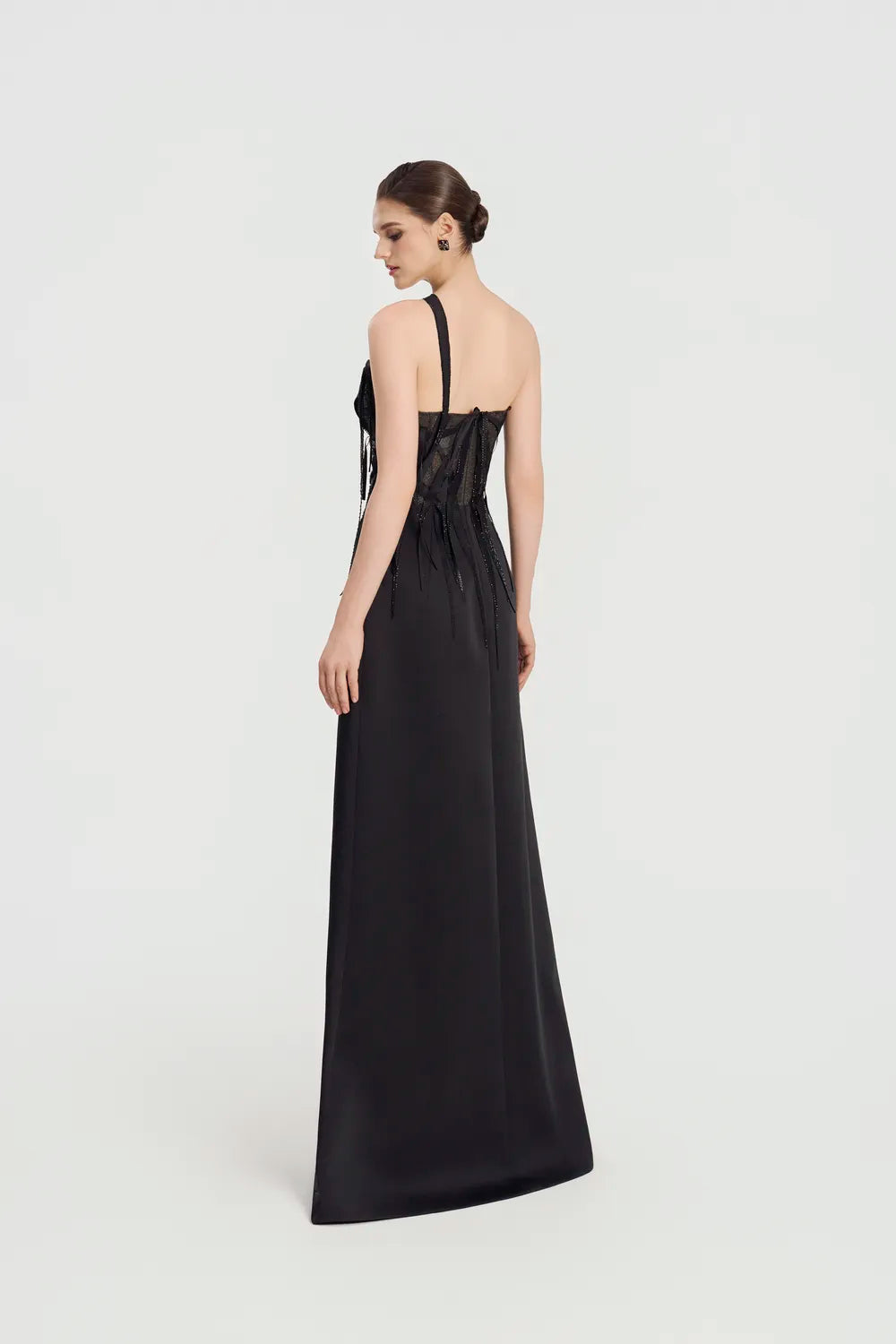 Asymmetric Single Strap A-Line Dress