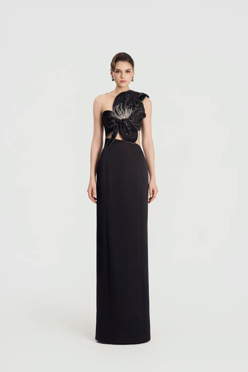 Big Floral Sleeveless Straight Dress - TRACY COUTURE