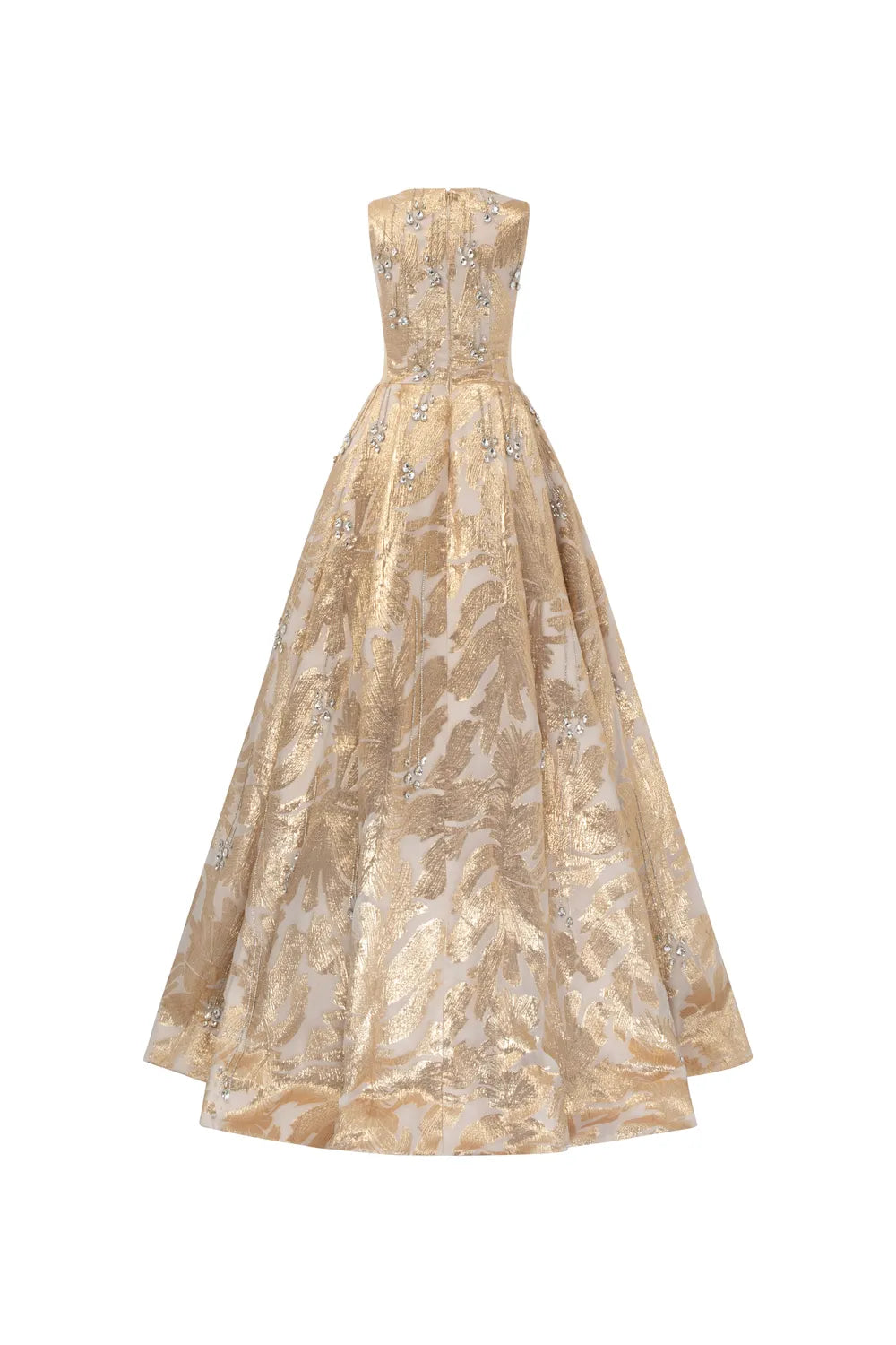 Sleeveless Deep V-Neck Dress