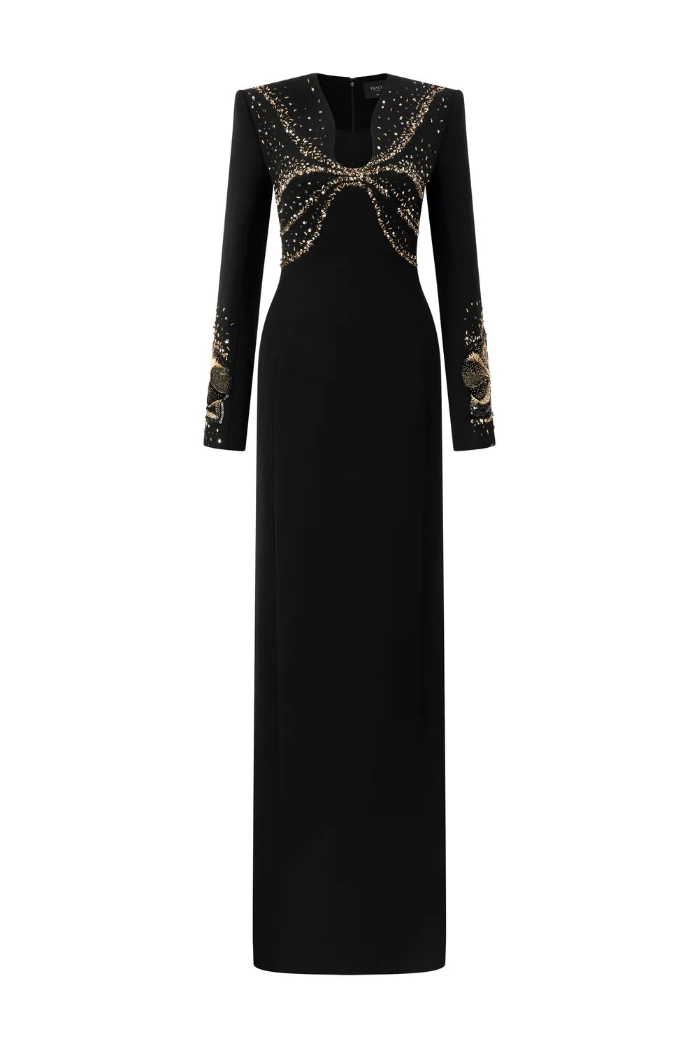 Orchid Embellished Stylized Neck Dress