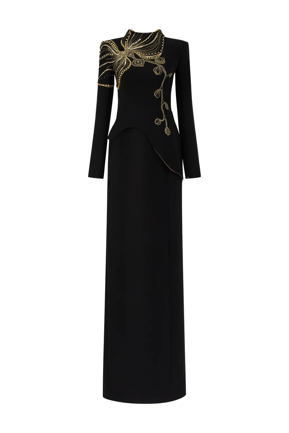 Orchid Embellished Open Back Dress