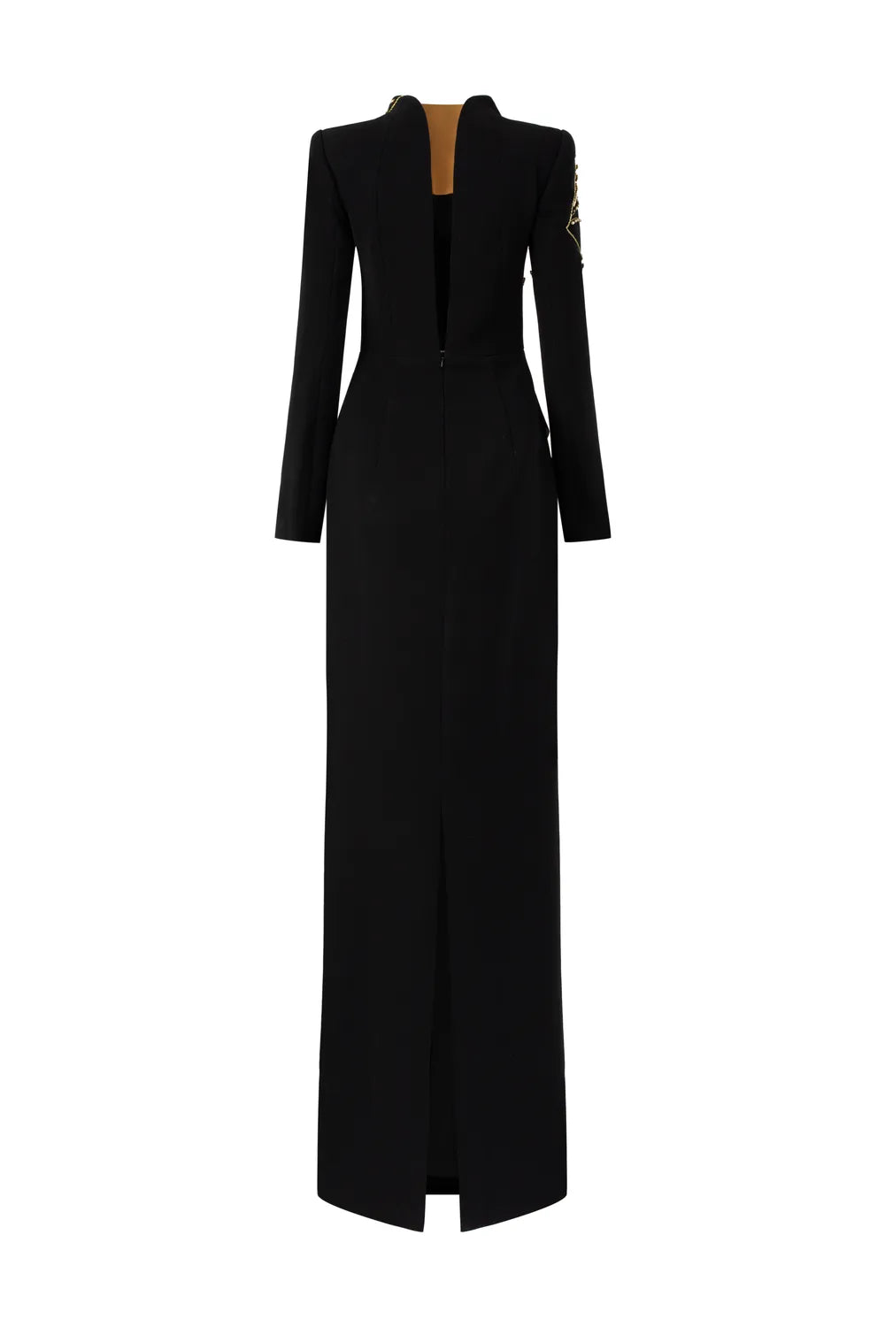 Orchid Embellished Open Back Dress