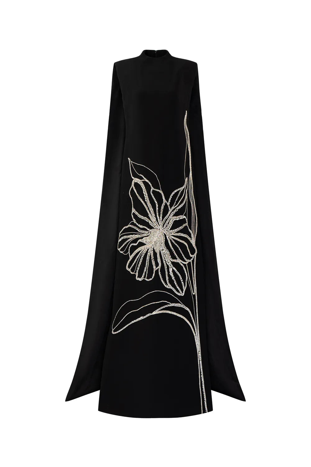 Sleeveless High Neck A-Line Dress