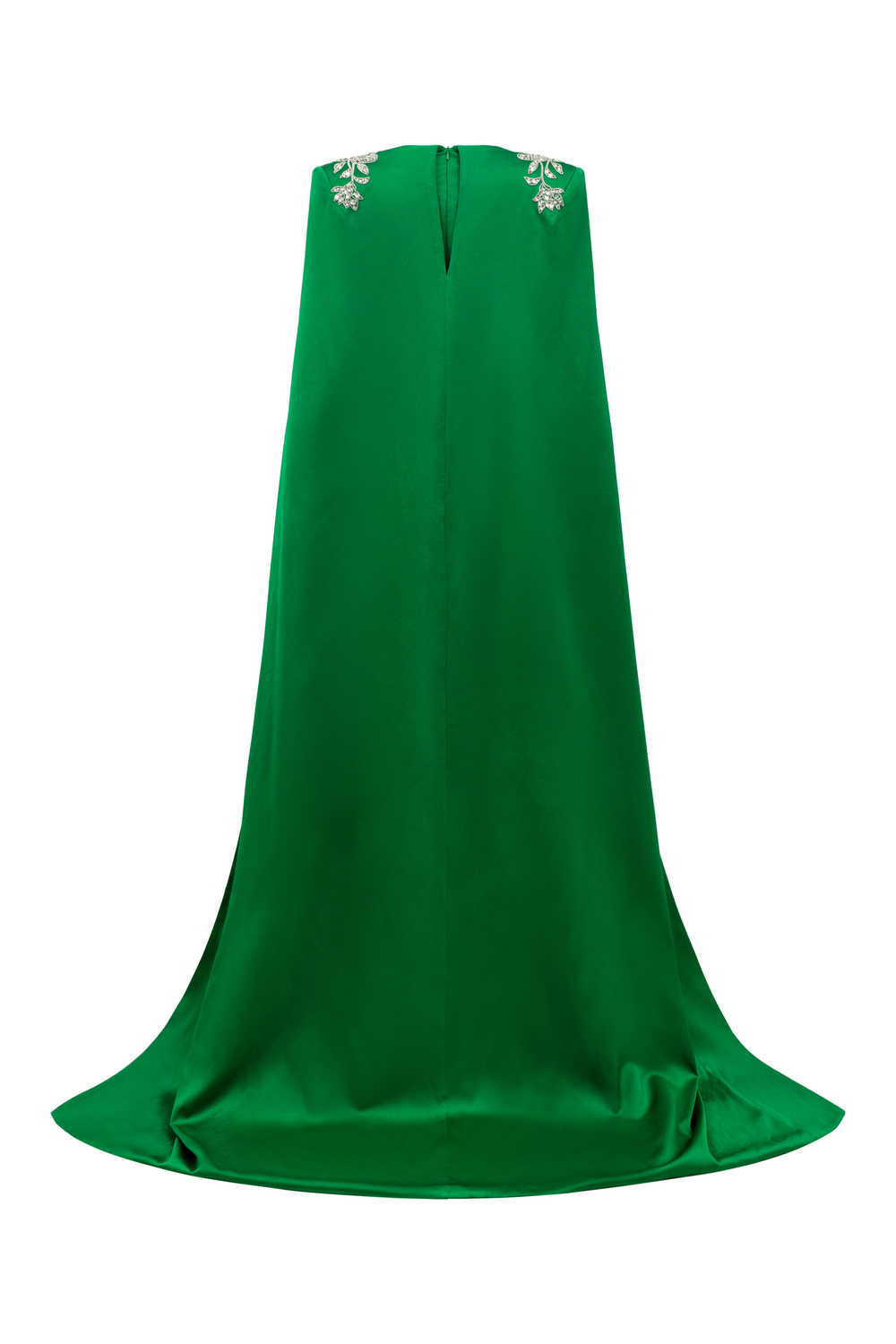 Layered Flap Long Sleeves Cape Dress