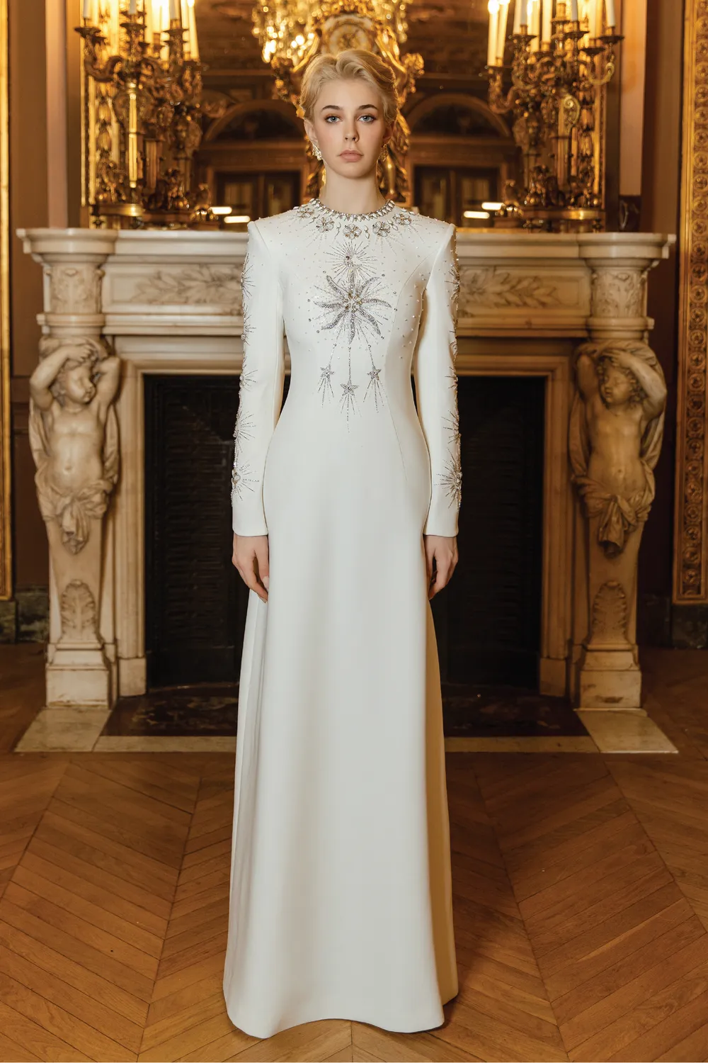 Big Sun Long Sleeves A-line Dress