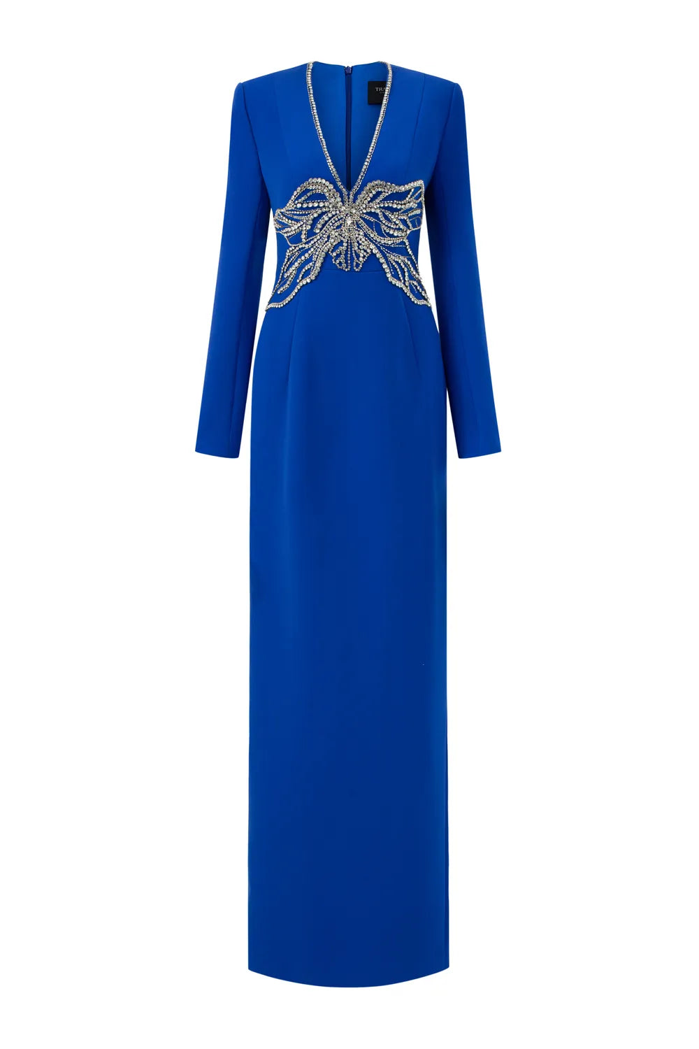 V-Neck Orchid Embellished Dress