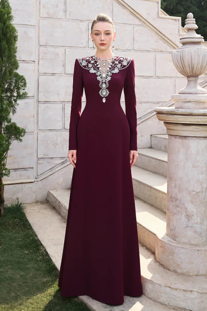 how to line a see through dress See Through Beaded Bodice A-Line Prom Dress with Thigh Split V Neck Long Evening Dress ARD2439