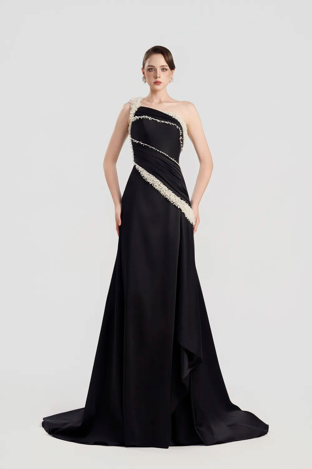 Pearl Single Strappy Flared A-line Dress
