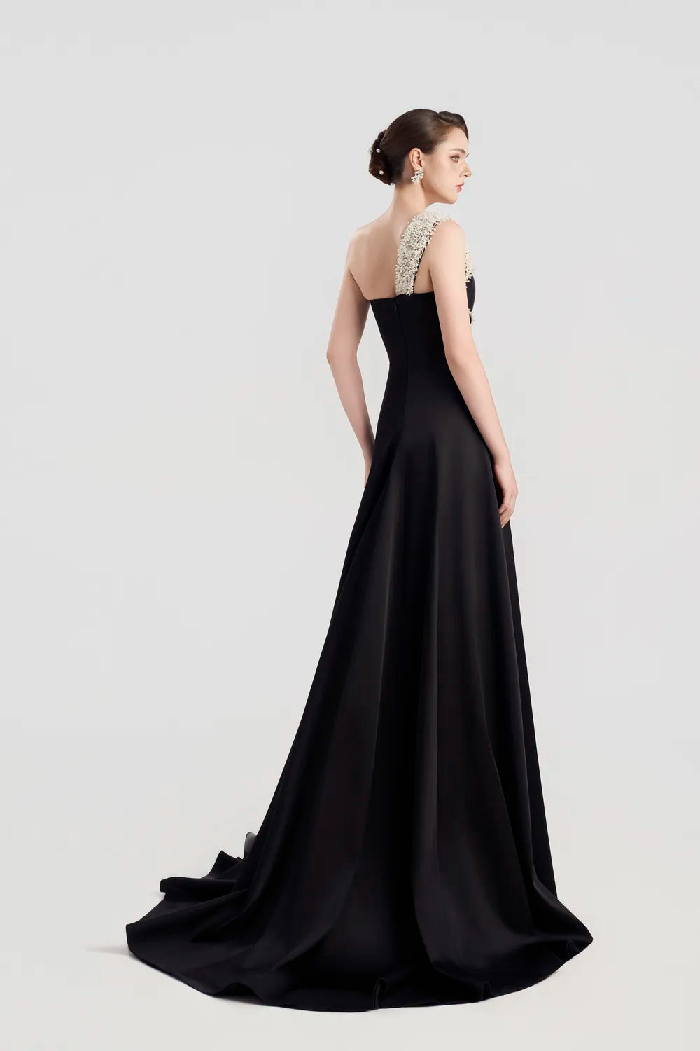 Pearl Single Strappy Flared A-line Dress