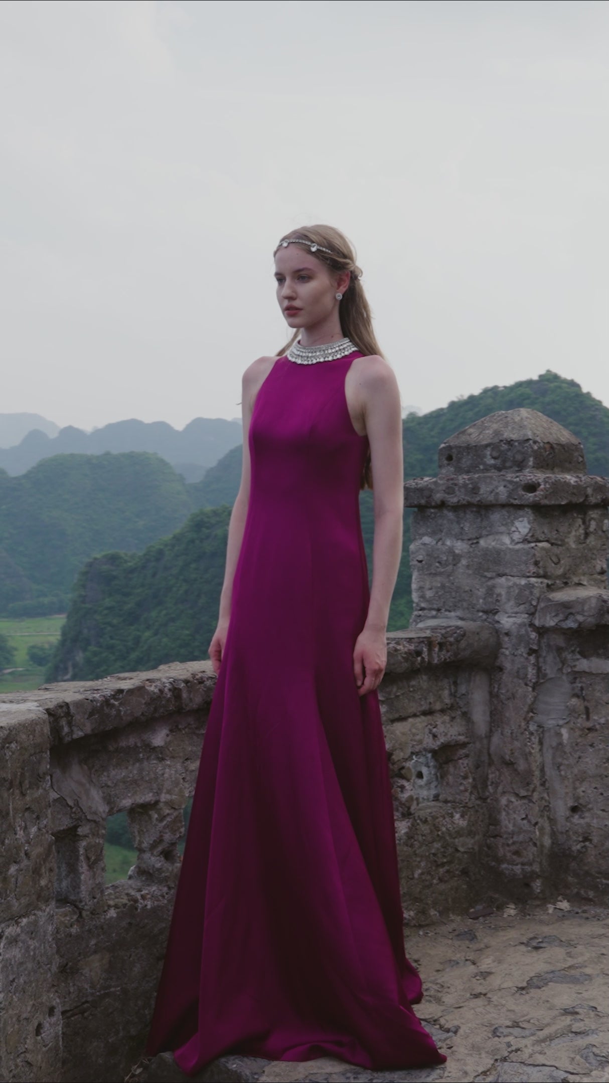 Sleeveless A-line Flared Dress