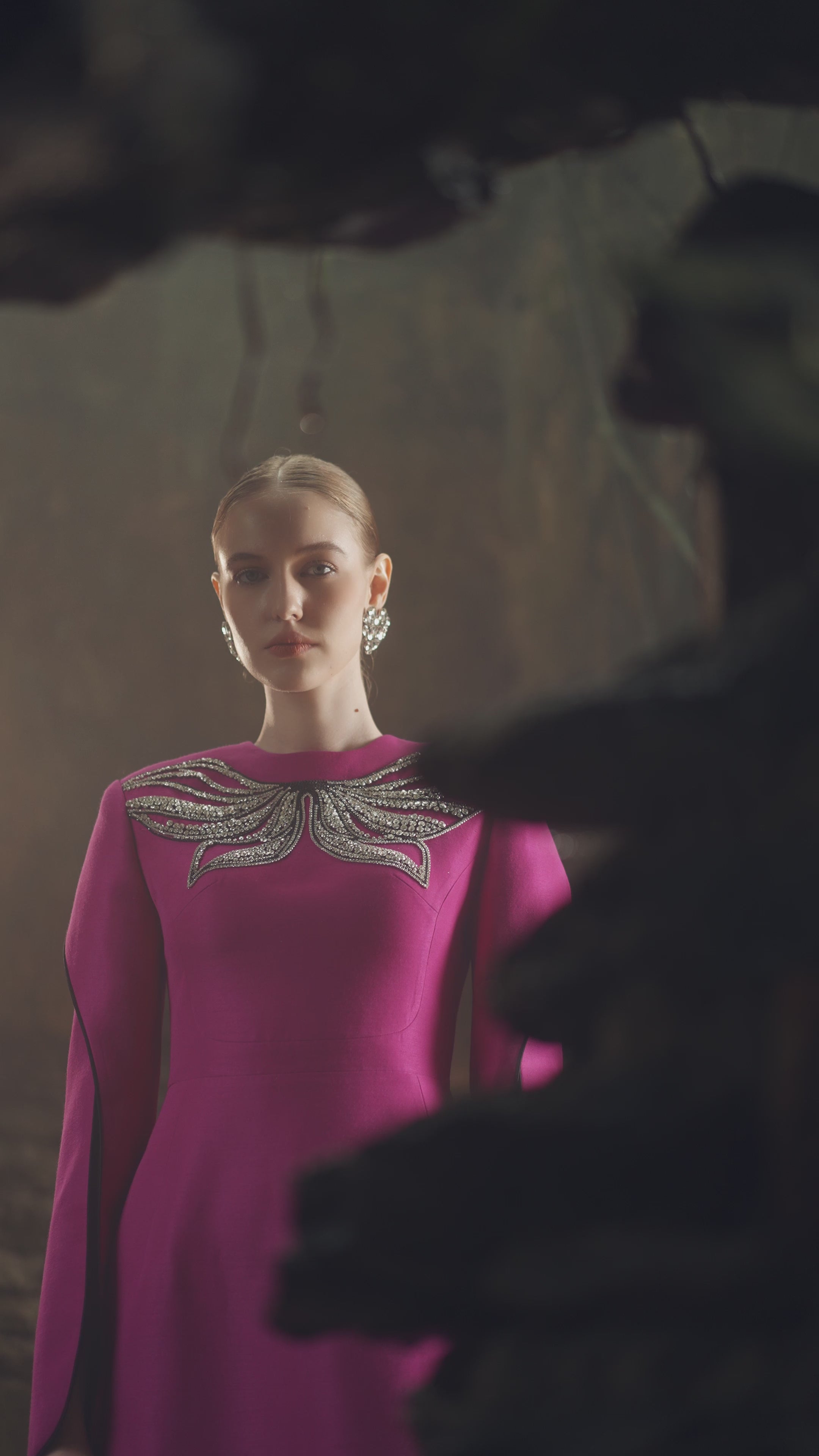 Stylized Flared Sleeves Straight Dress