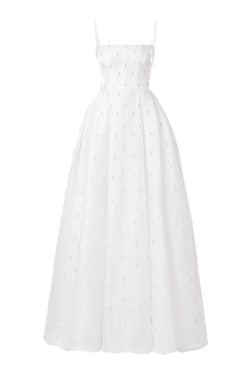 Camisole Full Dress With Stone Embellishment