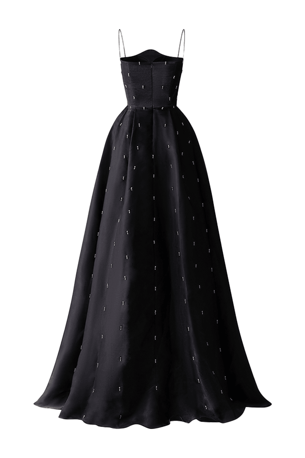 Camisole Wavy Chestline With Stone Embellishment - TRACY COUTURE