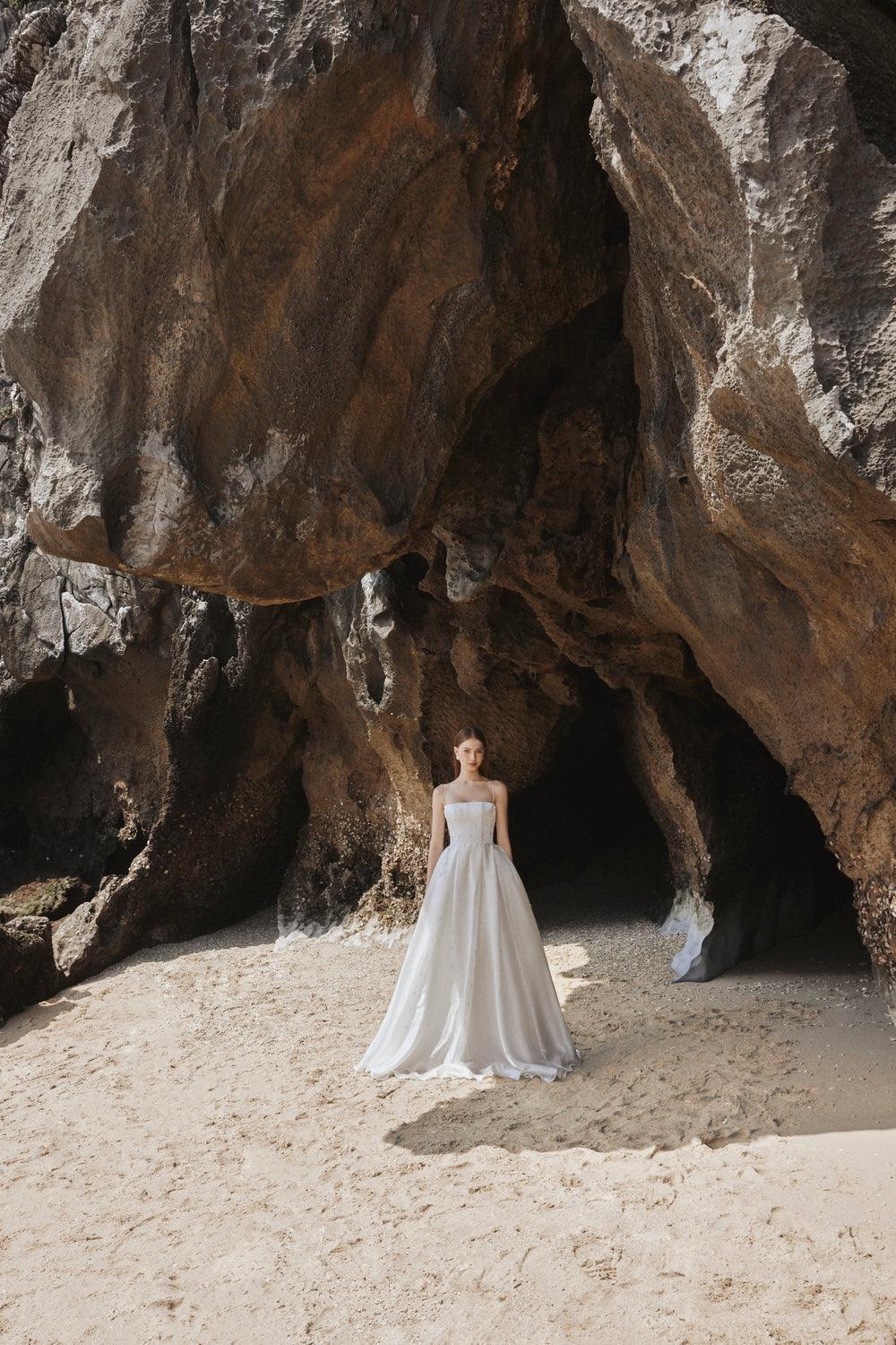 Camisole Full Dress With Stone Embellishment